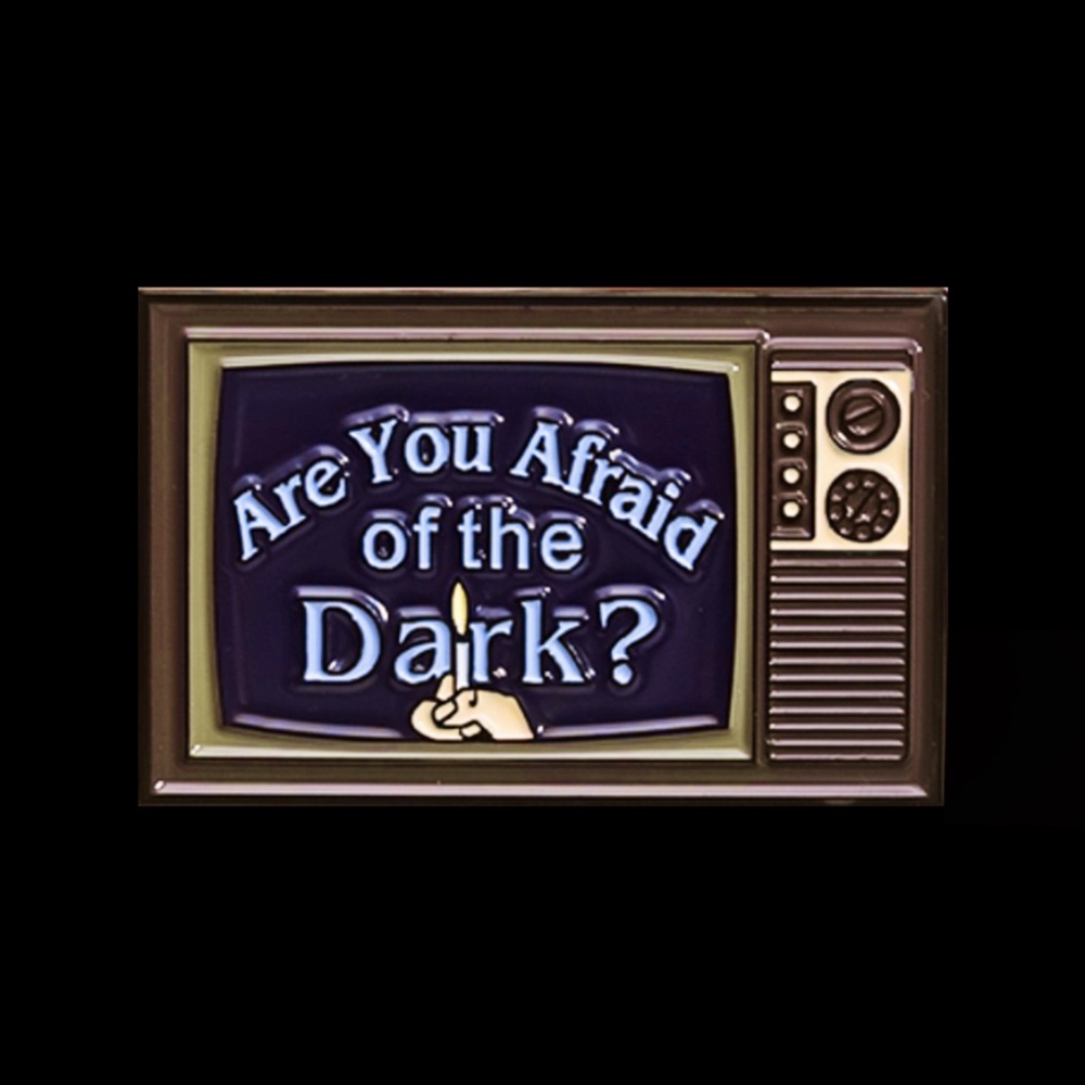 90'S NICKELODEON NOSTALGIA "ARE YOU AFRAID OF THE DARK" TV ENAMEL PIN BROOCH NWT